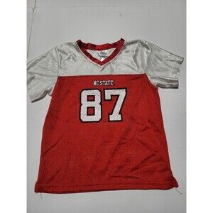 (#L7) Rivalry Threads Jersey #87 Wolfpack Size Toddler 4T Red